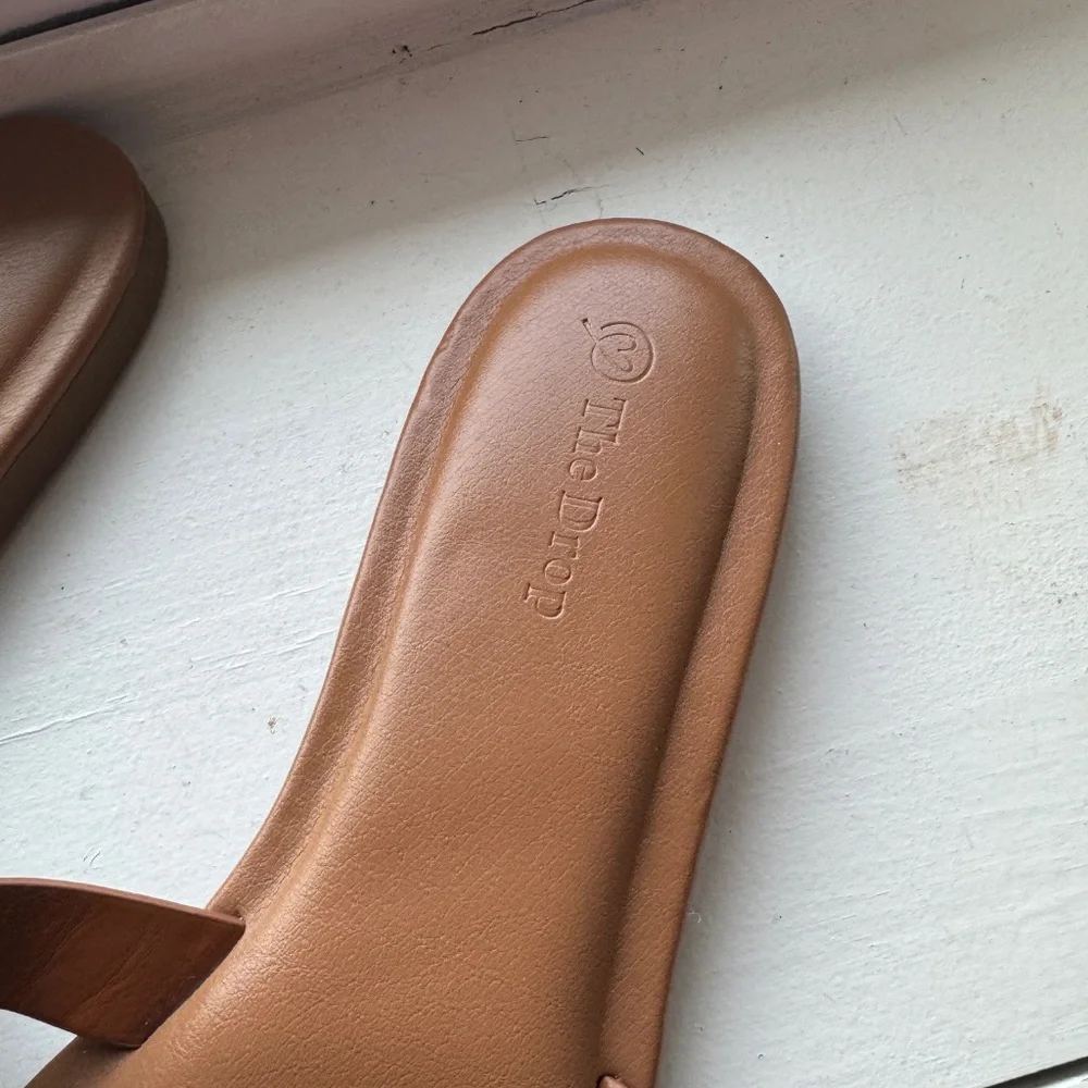 The Drop Women's Monika Sandal, Mocha, 9.5 ‎ US - Picture 2 of 3